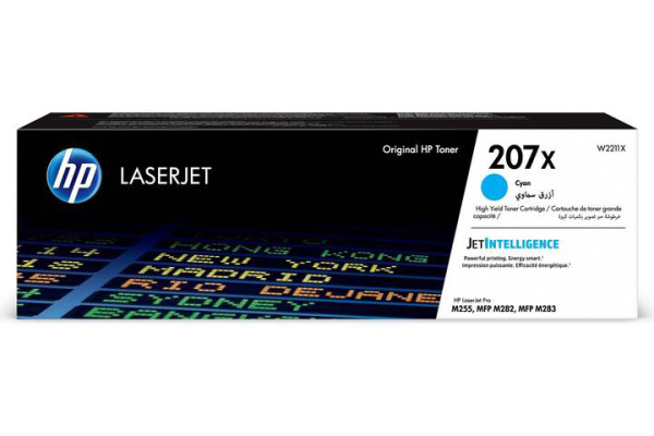 HP Toner-Modul 207X cyan W2211X CLJ Pro M255/282/283 2450 S.