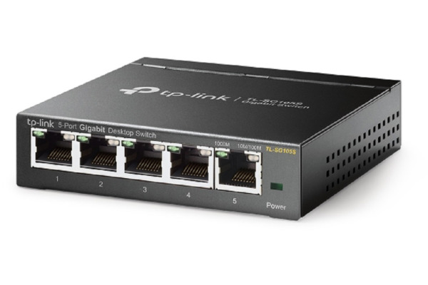 TP-LINK 5-Port Gigabit Desktop Switch TLSG105S Desktop Steel Case