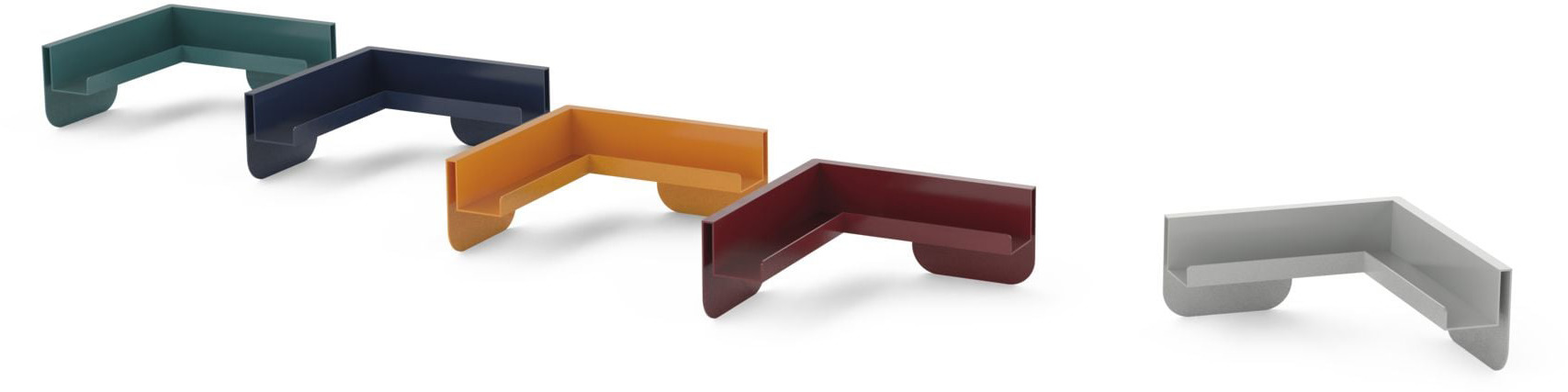 MAGNETOP. Eckablageschale Infinity Wall 114665013 kobaltblau