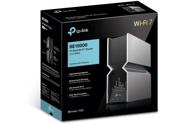 TP-LINK Tri Band Wi-Fi 7 Router ARC.BE800 BE19000