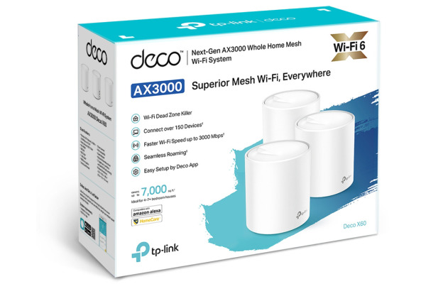 TP-LINK Whole-Home Wi-Fi System DECOX603P AX5400(3-Pack)V3.20 white