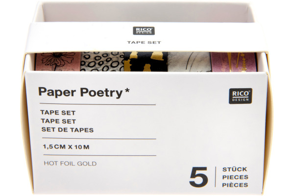 RICO DESI Washi Tape Set In the Meadow 302632 Gräser 5 Stück