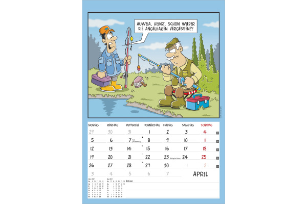 ALPHA EDI Der Rentner-Kalender 2027 161177 1M/1S DE 23.7x34cm