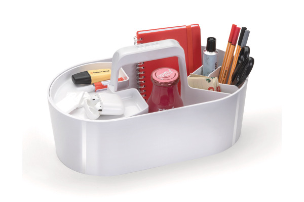 HAN Toolbox LOFT 1200-12 mobil weiss mit 4 Fächern