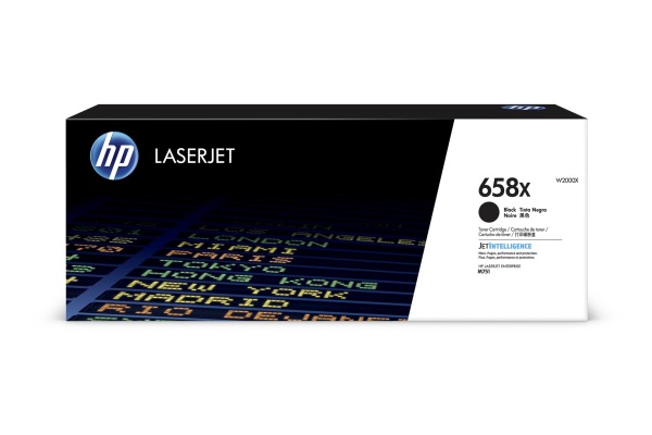 HP Toner 658X schwarz W2000X CLJ Enterprise M751 33'000 S.
