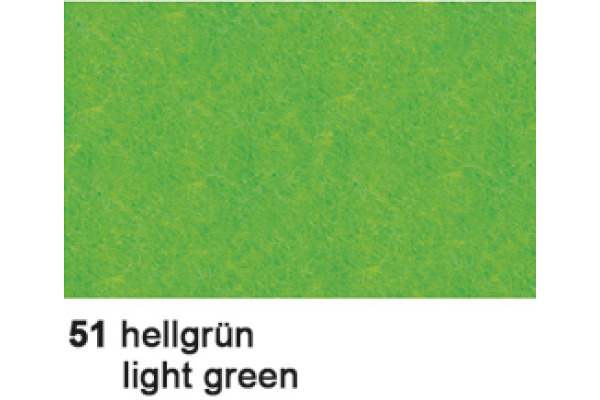 URSUS Bastelfilz 20x30cm 4170051 hellgrün,150g 10 Bogen