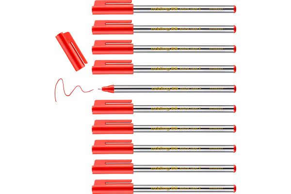 EDDING Fineliner Office 88 0.6mm 88-2 rot