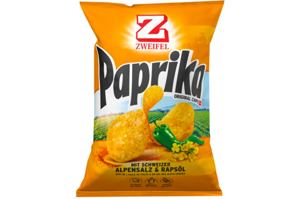 ZWEIFEL Chips Paprika 3929 30g, 20 Stk.