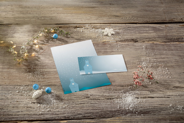 SIGEL Weihnachtspapier A4 DP259 90g, Polar Bear 25 Blatt