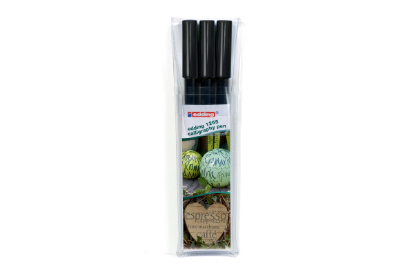 EDDING Calligraphy 1255 Set 2-5mm 1255-1-E3 schwarz 3 Stück