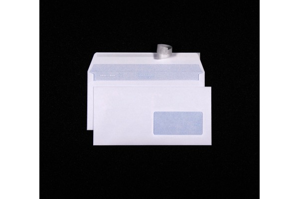 METTLER Couvert Fenster rechts C5/6 7064-80 80g hochweiss, Kleber 100 Stk.