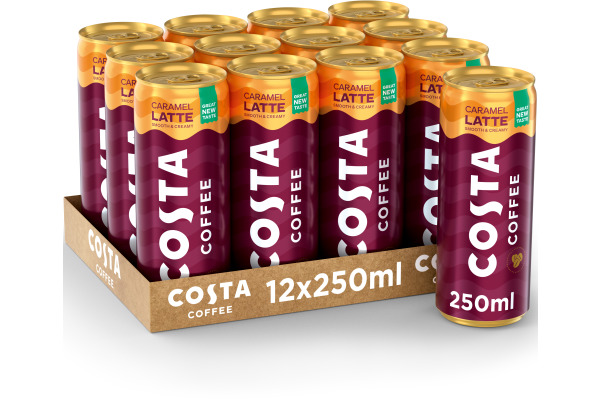COSTA Coffee Latte Caramel 2021709 25cl. 12 Stk.