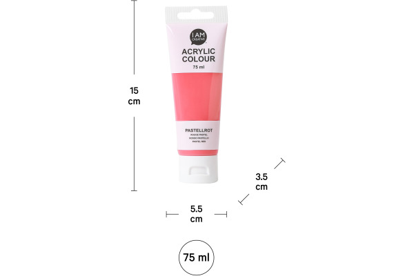I AM CREA Acrylfarbe 75ml 2001.32 pastellrot