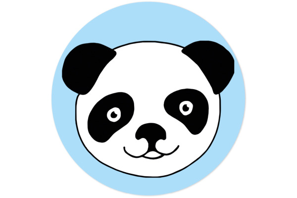 TIME TEX Belobigungs-Aufkleber 62217 Panda 500 Stück
