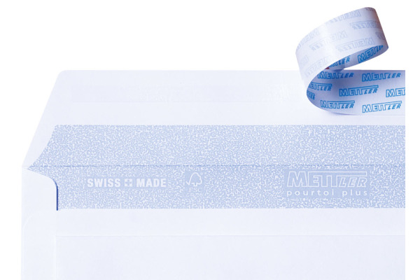 METTLER Couvert Fenster links C5 8065-100 100g, hochweiss, Kleber 30 Stk