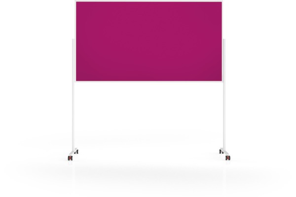 MAGNETOP. Design-Moderatorentafel VP 1181118 Filz, pink 1000x1800mm