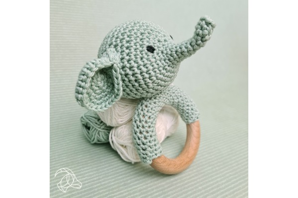HARDICRAF Häkelset HC-40MB01 Rassel Elefant
