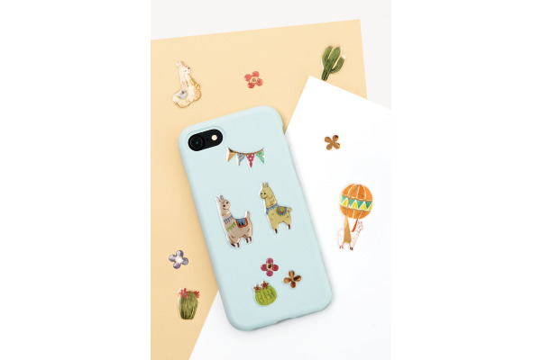 FOLIA Epoxy-Sticker 10x15cm 16303 Alpaca