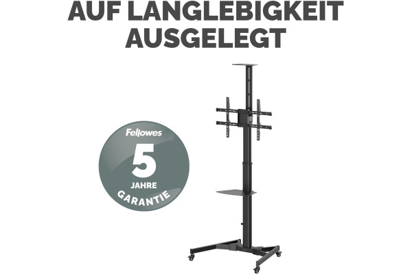 FELLOWES Mobiler TV-Ständer 100136877 Schwarz