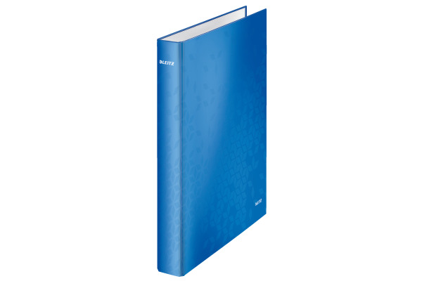 LEITZ Ringbuch WOW 4cm 42410036 2 Ringe blau A4+