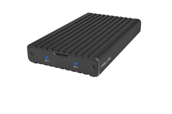 ICY BOX 2 bay case for M.2 NVMe IB-2817MC USB-C 3.2 G2x2, 20Gbit/s, LED