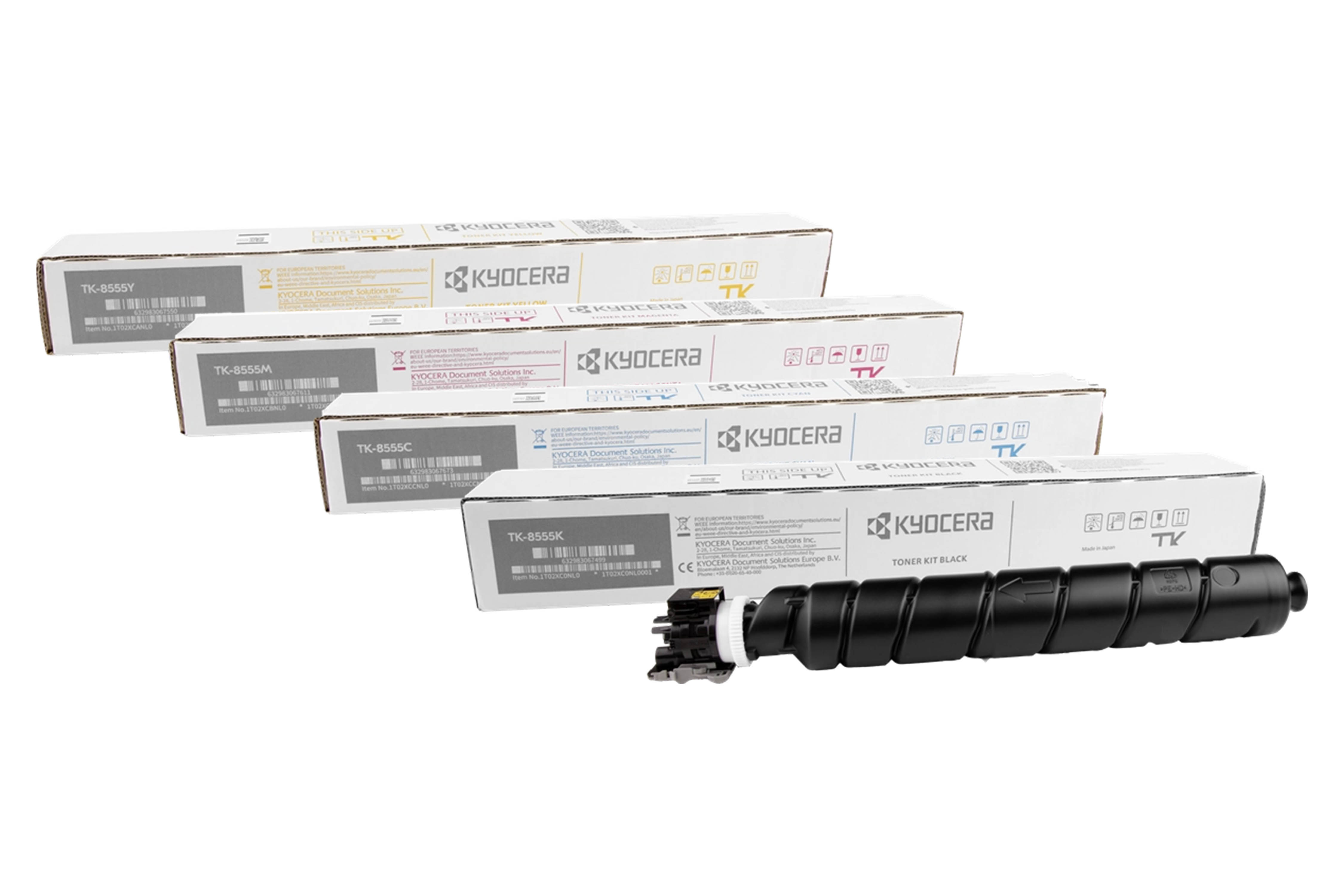 Original KYOCERA TK-8555 SET Multipack / Set mit allen vier Farben