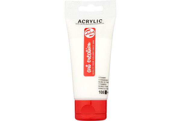 TALENS Acrylfarbe 75ml 3511105M Titanweiss