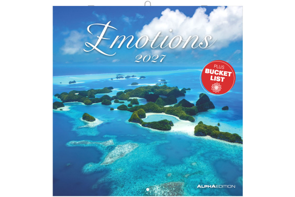 ALPHA EDI Bildkalender 2027 161868 Emotions ML 30x30cm