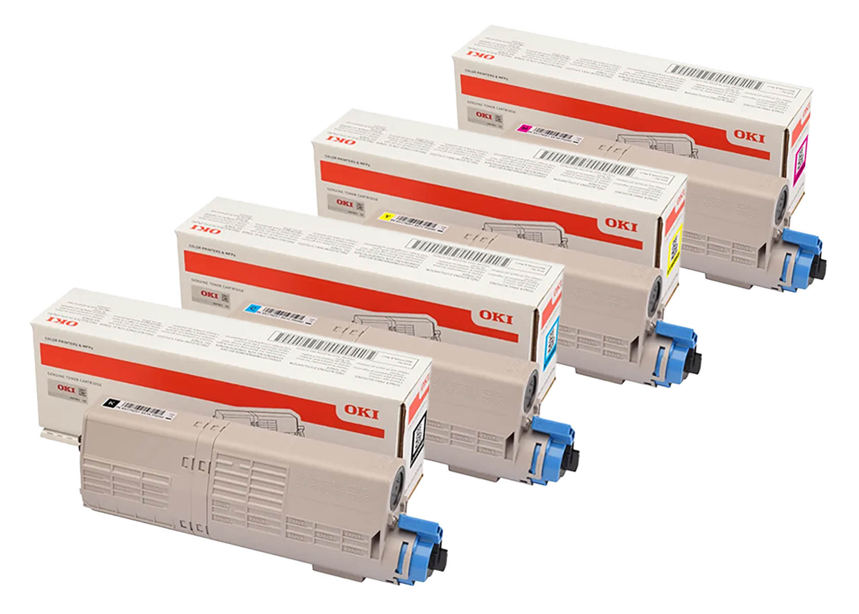 Original OKI High Yield C532/MC573 SET Multipack / Set mit allen vier Farben