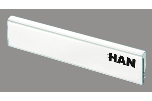 HAN Beschriftungs-Clip 60x13mm 1021 transparent universal 10 Stück