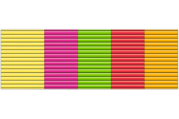 URSUS Wellkarton 23x33cm 10310099 neon assortiert 10 Blatt
