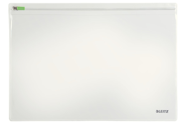 LEITZ Zip-Verschlusstasche L 40090000 transparent 2 Stück