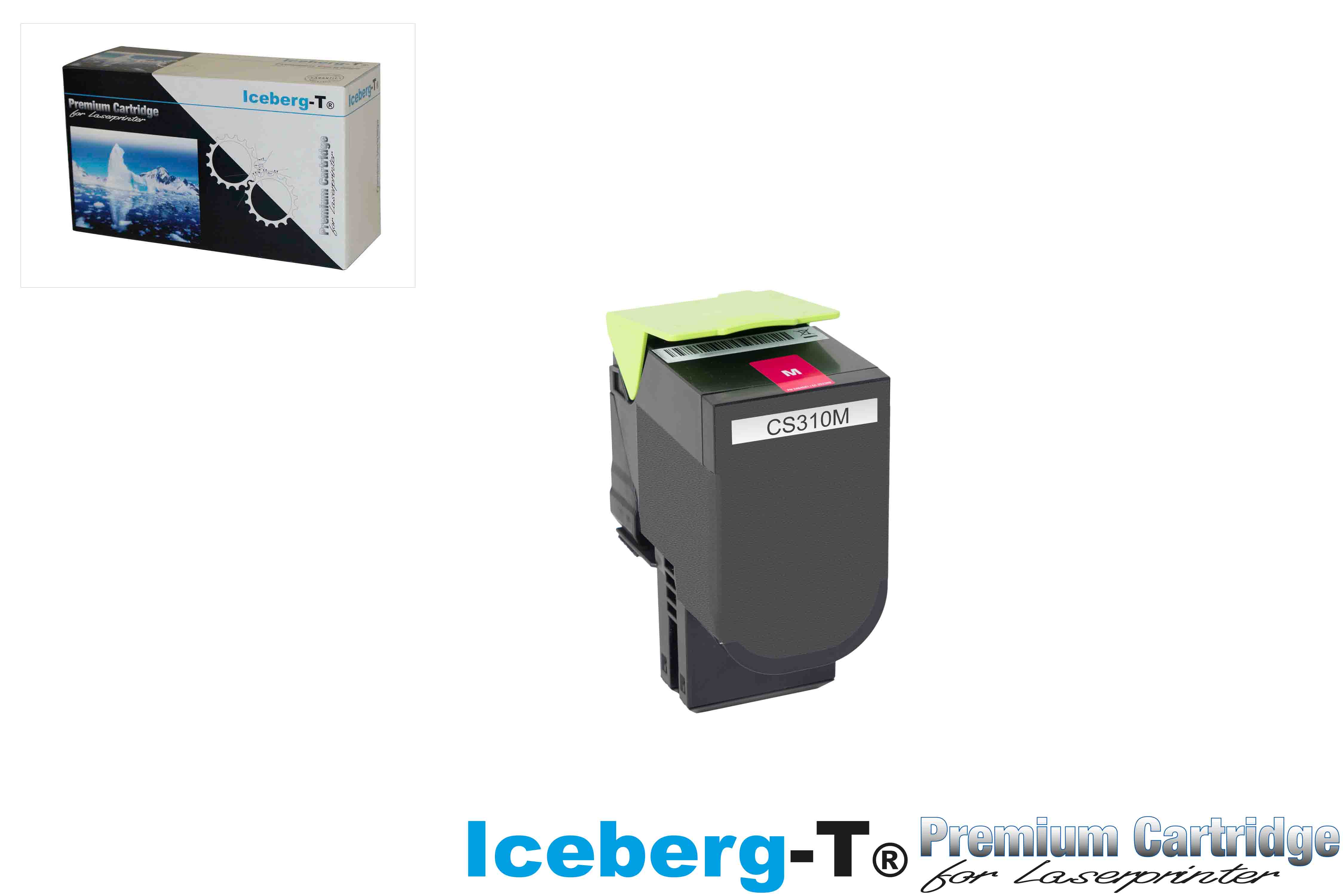 Iceberg-T Toner CS310 / CS410 3'000 Seiten, magenta