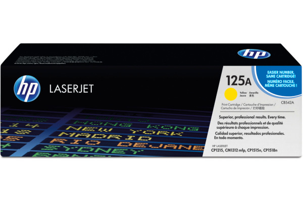 HP Toner-Modul 125A yellow CB542A Color LJ CP 1210 1400 Seiten