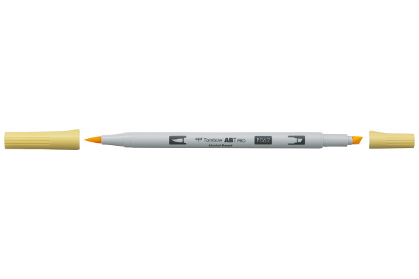 TOMBOW Dual Brush Pen ABT PRO ABTP-062 pale yellow