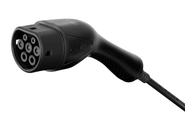 DELTACO e-Charge cable Schuko,Type 2 EV-1233 6-16A, 3.5 kW, 5.5m, Black