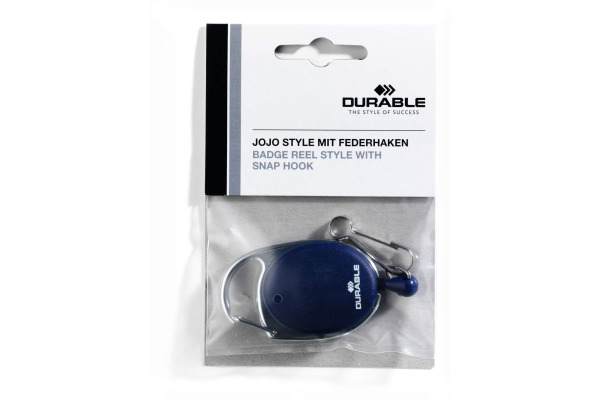 DURABLE Jojo Style Federhaken 80cm 832707 blau