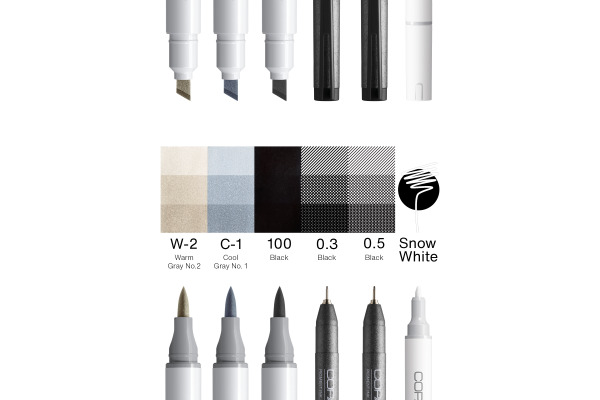 COPIC Marker Ciao Manga Set 22075598 Comics 6 Stück