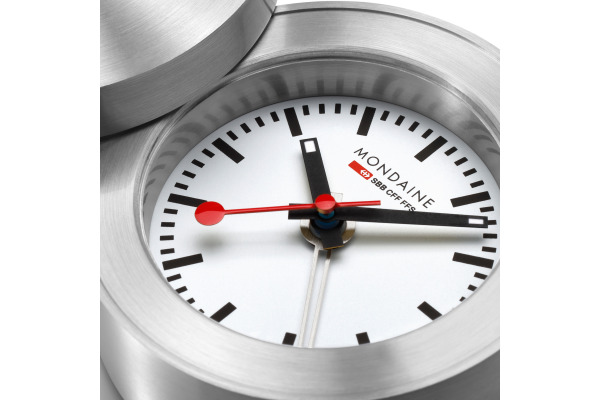 MONDAINE Reisewecker 50mm MSM64411 silber