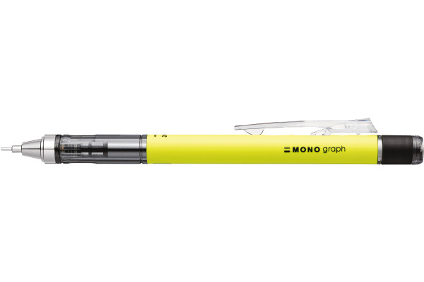 TOMBOW Druckbleistift 0.70mm SH-MG53-R MONOgraph, neon gelb