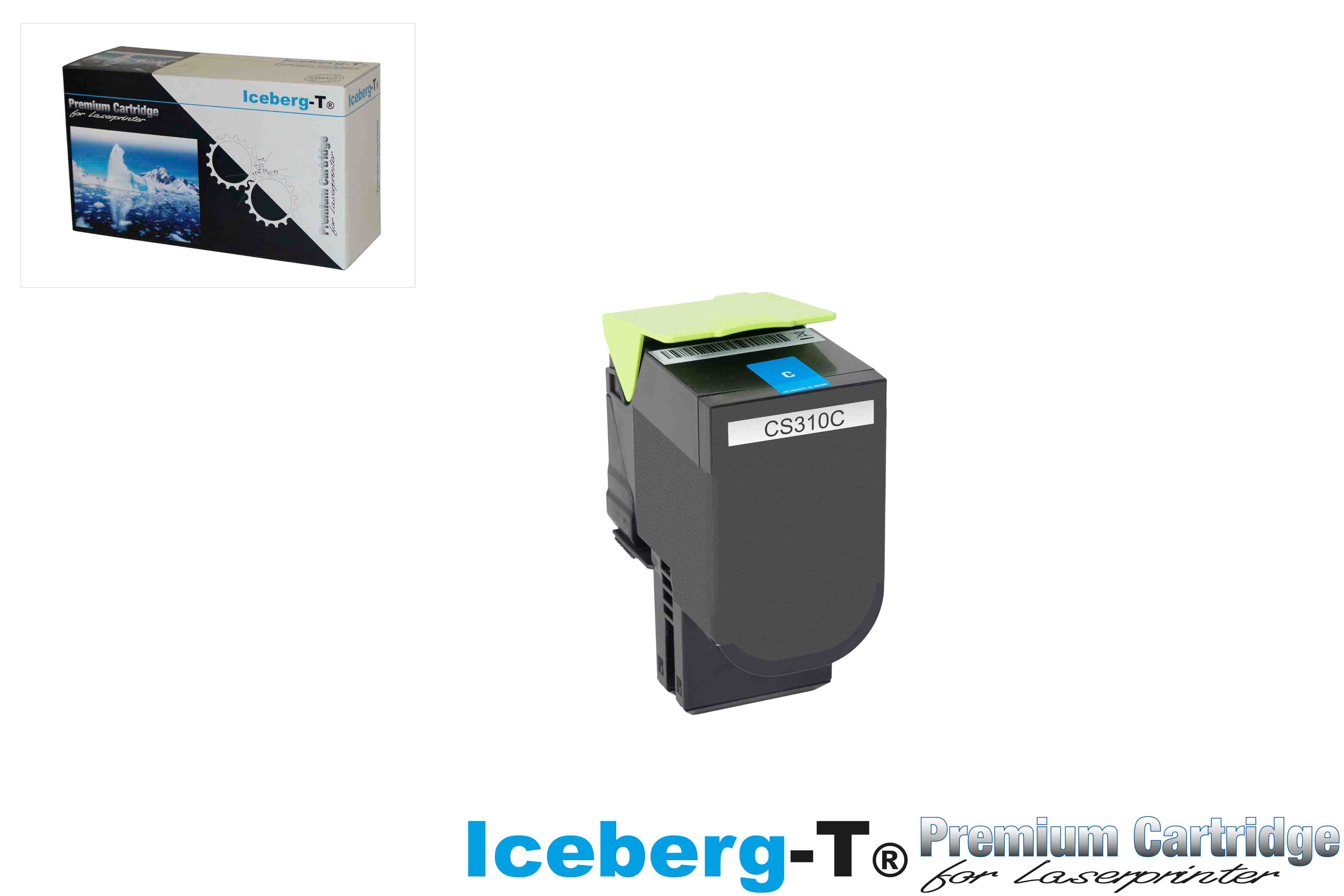 Iceberg-T Toner CS310 / CS410 3'000 Seiten, cyan