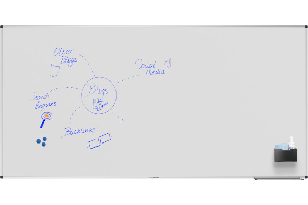 LEGAMASTE Whiteboard 90x180cm 7-108256 Unite Plus emailliert