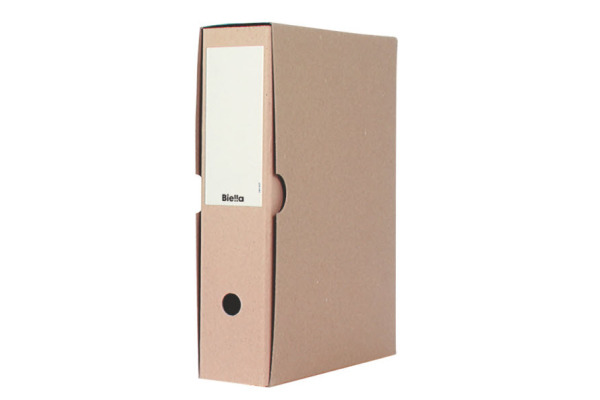 BIELLA Archiv-Ordner Futteral 7cm 14040000U braun 25 Stück
