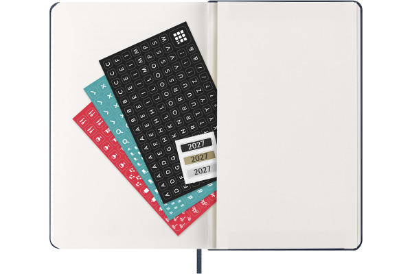 MOLESKINE Agenda Classic Large 2027 DHB2012DC 1T/1S saphir HC 13x21cm