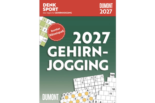 DUMONT Abreisskalender 2027 261479 Gehirnjogging DE 11.8x15.9cm