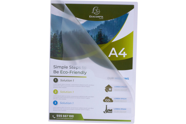 EXACOMPTA Sichtüllen 120my A4 58320E transparent recycling 100 Stk.