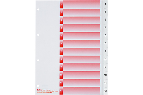 KOLMA Register KolmaFlex A4 18.112.16 weiss 1-12