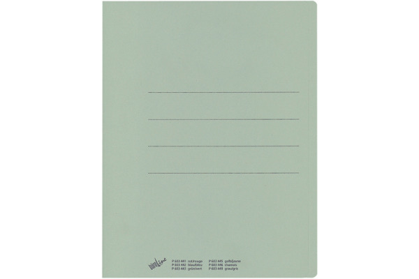 BÜROLINE Einlagemappe Recycling A4 25040030P grün 240g/m2 100 Stück