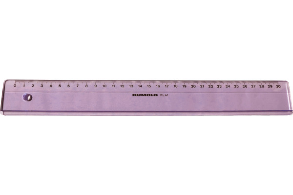 RUMOLD Technikerlineal FL 41 30cm FL 41/30 transparent