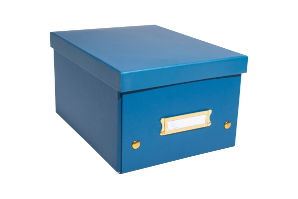 EXACOMPTA Aufbewahrungsbox Neo Deco A5+ 62252E blau 20x26x15cm
